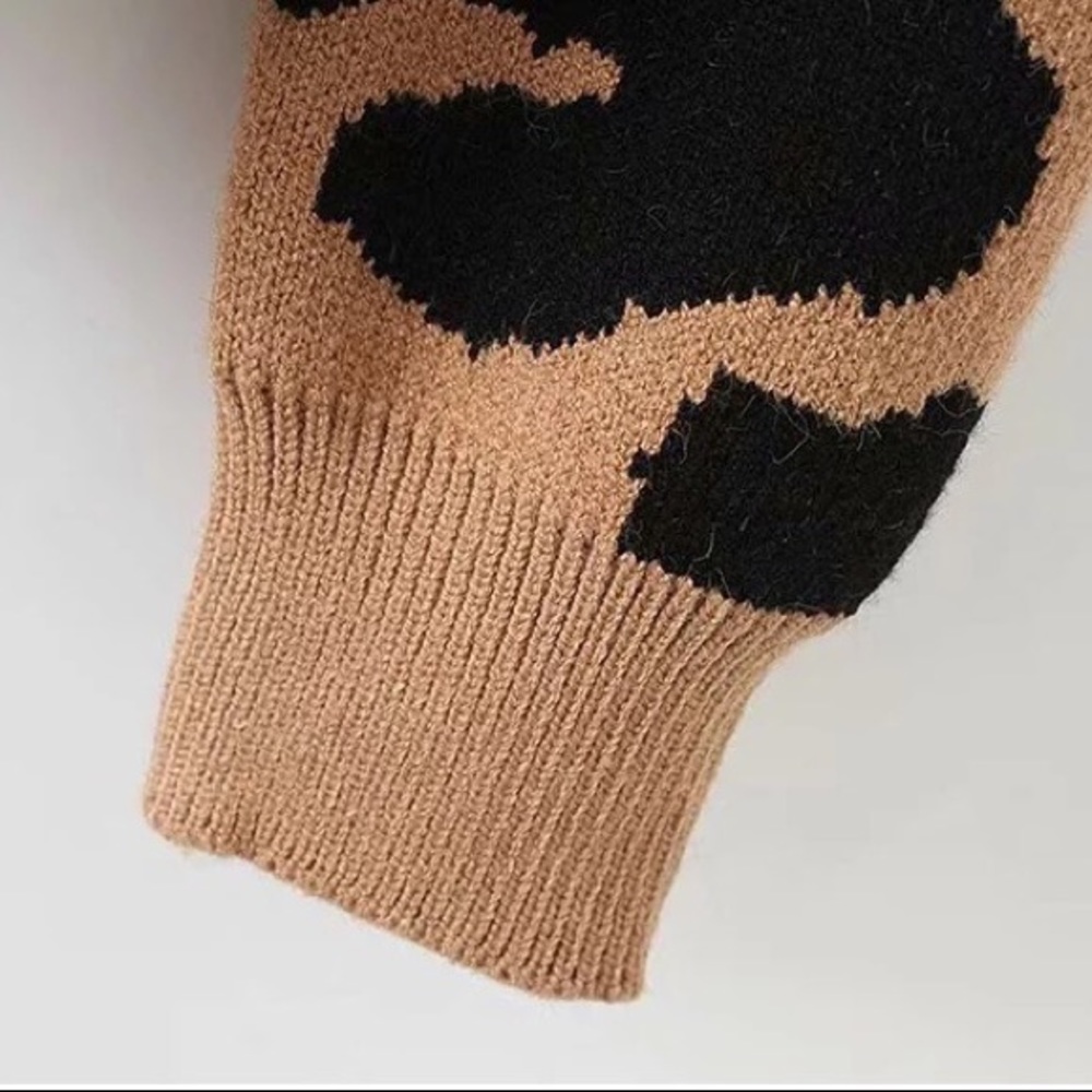 Leopard Knit Sweater - Picture 5 of 8